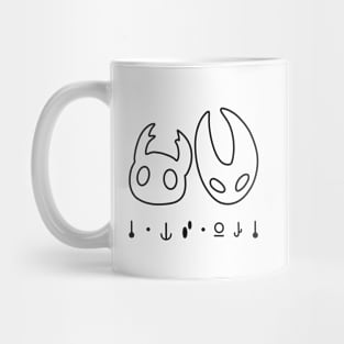 Hollow Knight Siblings-Black Mug